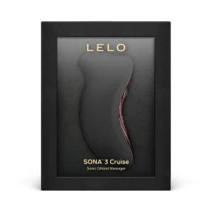 Black LELO SONA 3 Cruise sonic clitoral massager in retail box