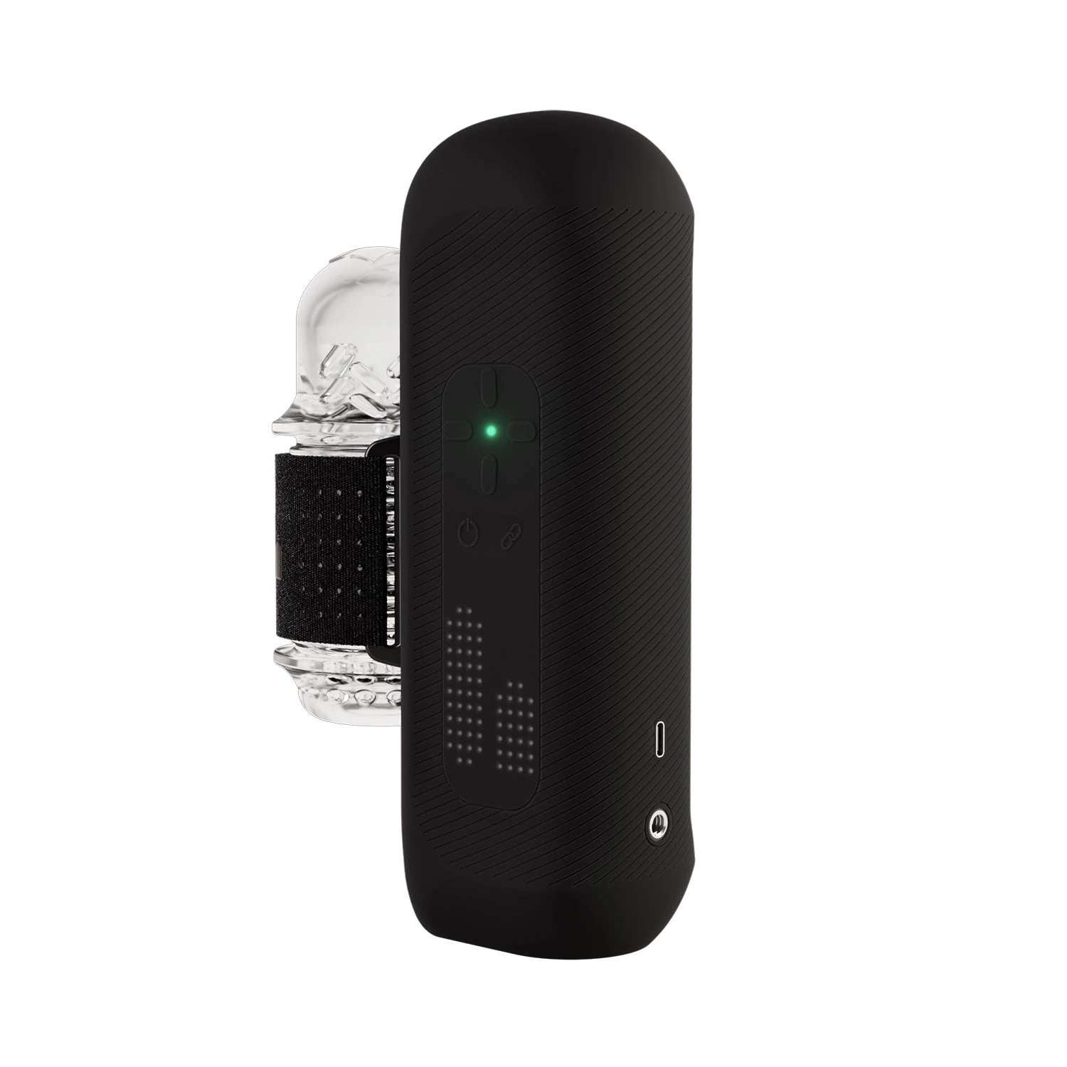 The Handy 2 Pro automatic stroker with transparent sleeve and front control panel