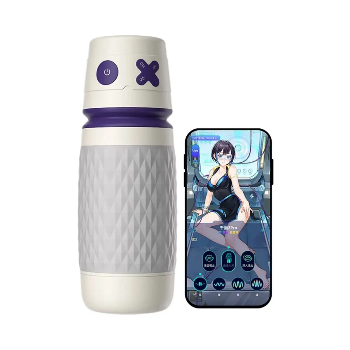 TryFun Protean 2 app-connected automatic masturbator with smartphone interface