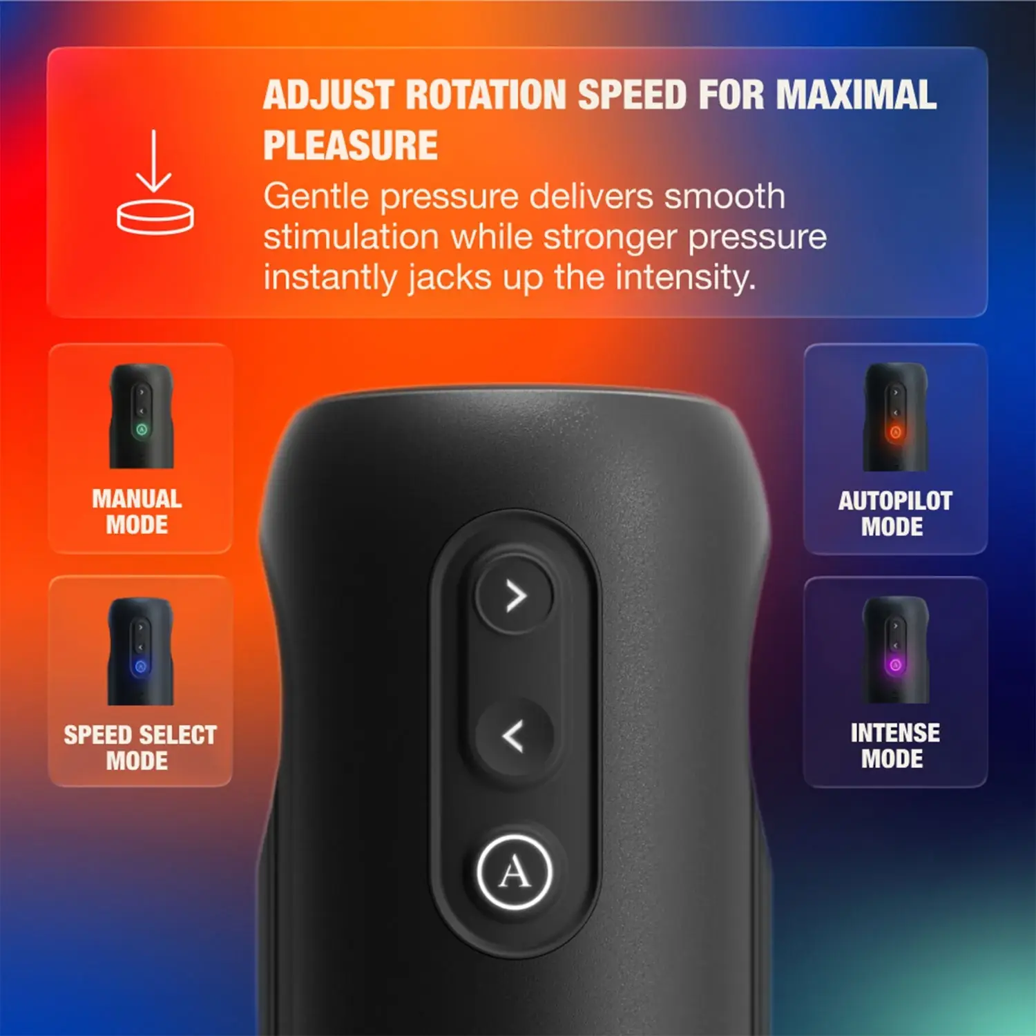 Arcwave Orbit pressure-sensitive rotation speed control graphic