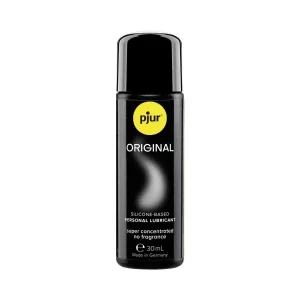 pjur Original silicone-based personal lubricant 30ml black bottle